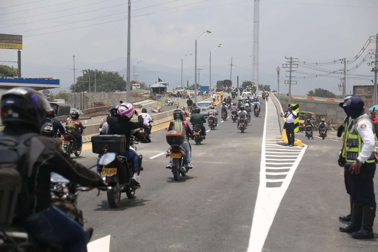Ya está habilitada la calzada norte del nuevo Puente de Juanchito
