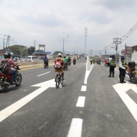 Ya está habilitada la calzada norte del nuevo Puente de Juanchito