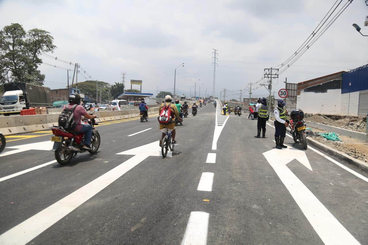 Ya está habilitada la calzada norte del nuevo Puente de Juanchito