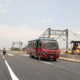 Ya está habilitada la calzada norte del nuevo Puente de Juanchito