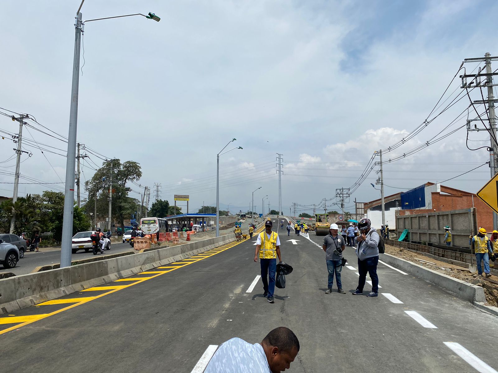 Ya está habilitada la calzada norte del nuevo Puente de Juanchito