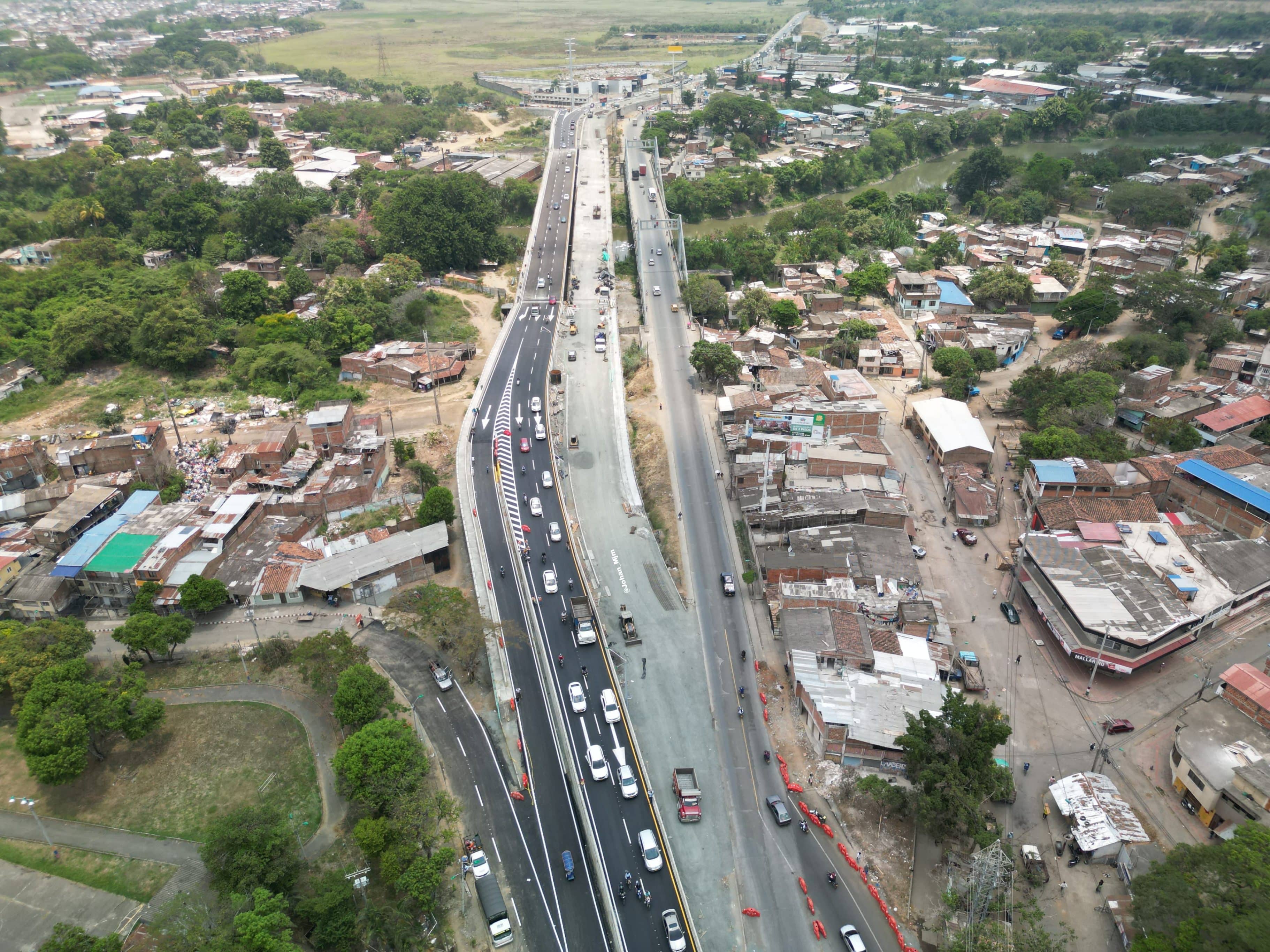 Ya está habilitada la calzada norte del nuevo Puente de Juanchito