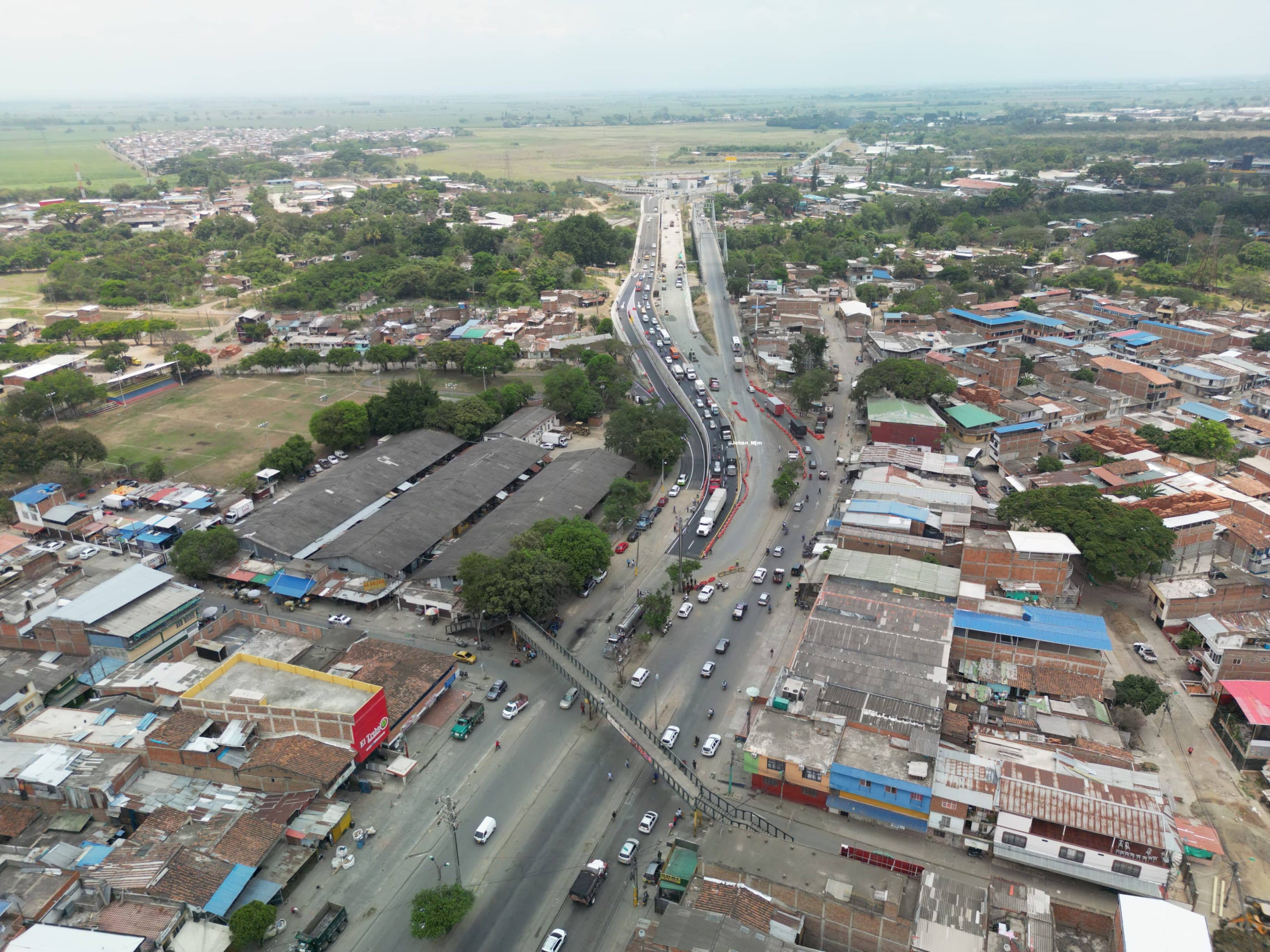 Ya está habilitada la calzada norte del nuevo Puente de Juanchito