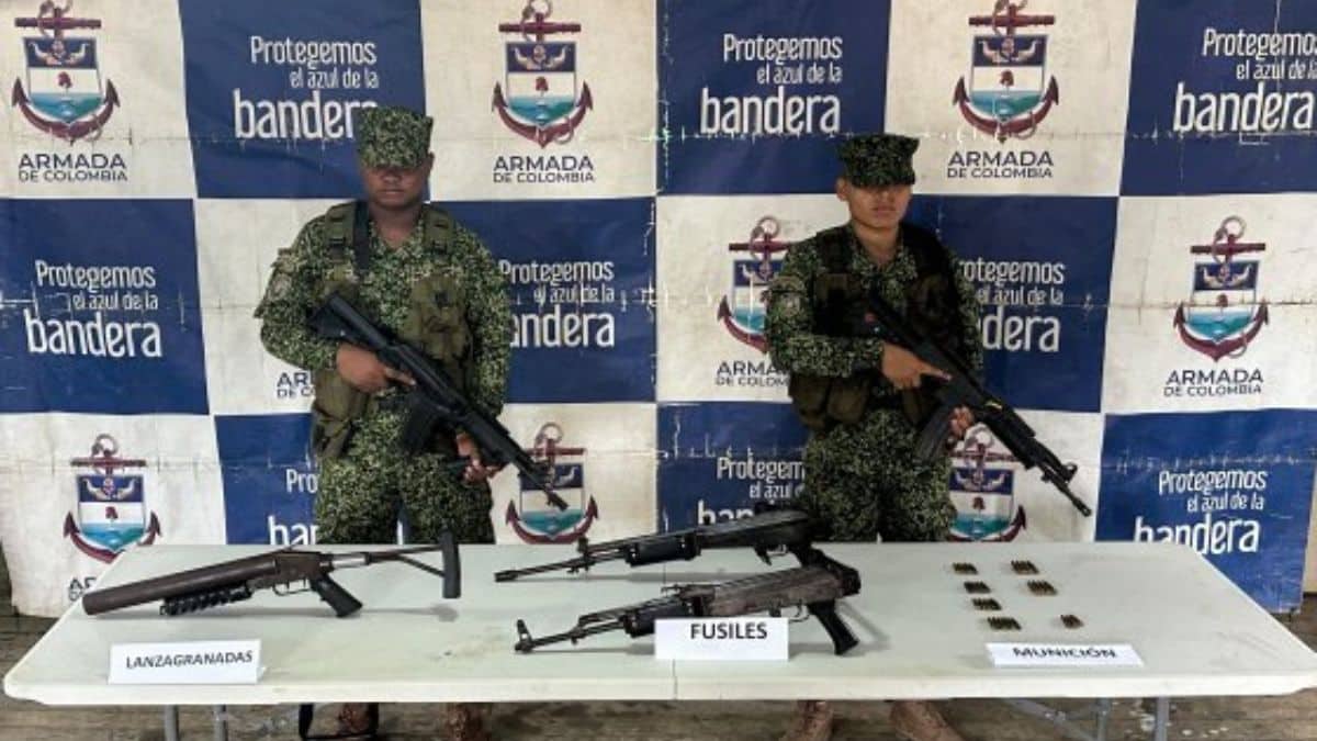 Fuerzas Militares hallaron material bélico en el Chocó