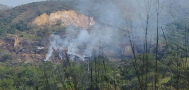 Alerta por incendio forestal en la vereda Los Limones, en zona rural de Cali