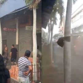 ¡Atención! Se presenta incendio estructural en el barrio El Calvario de Cali