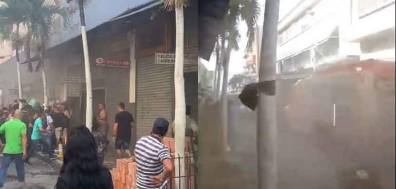 ¡Atención! Se presenta incendio estructural en el barrio El Calvario de Cali