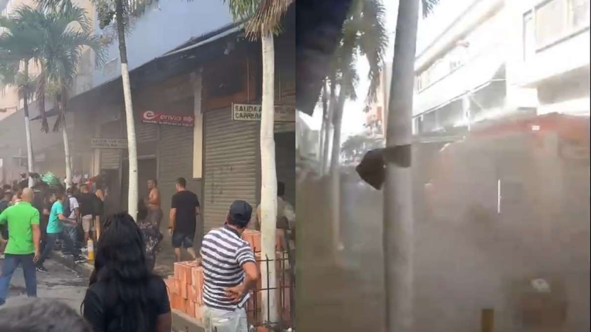 ¡Atención! Se presenta incendio estructural en el barrio El Calvario de Cali
