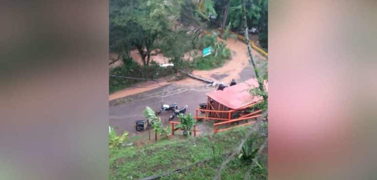 Tormenta eléctrica impactó a Cali y dejó varias zonas afectadas