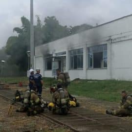 Atención: Se registró incendio en subestación de energía en el barrio San Luis