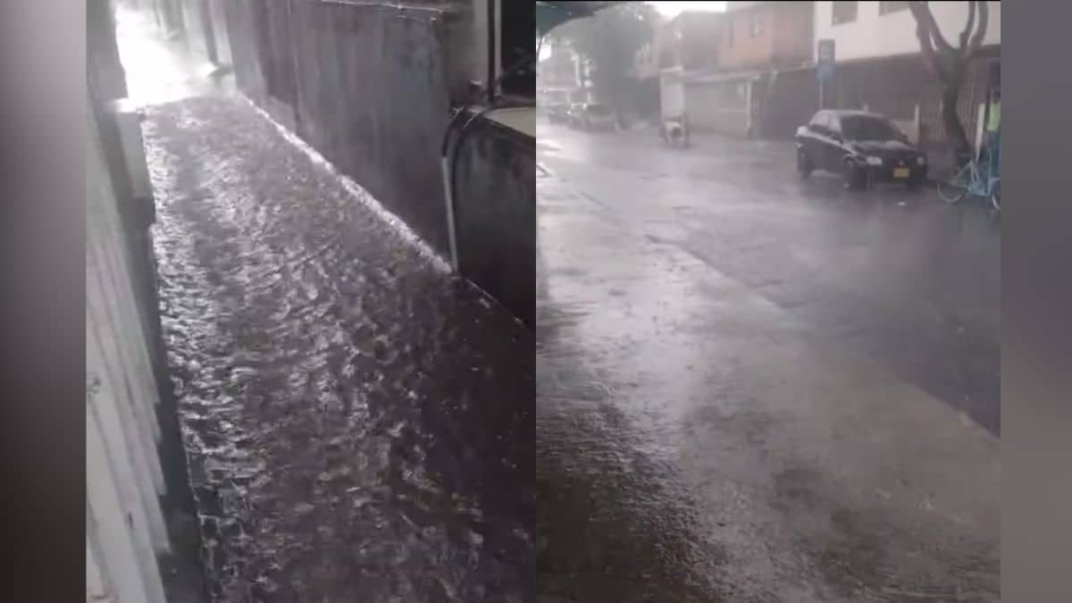 Se registran intensas lluvias en algunos sectores de Cali; saque un paraguas