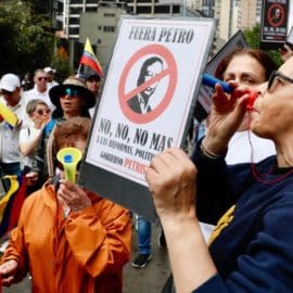 ¿Cómo se vivieron las marchas contra Petro en las principales ciudades del país?