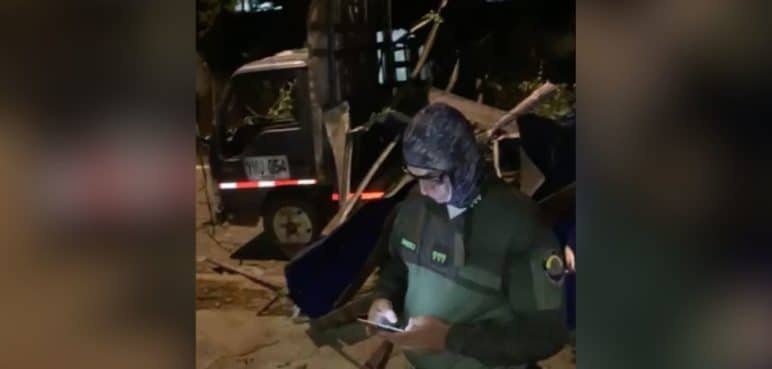 Video: Momento exacto en el que ocurrió la explosión a las afueras de la Tercera Brigada