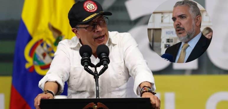 Gustavo Petro clasificó como "terrorista" a Iván Duque por el 'estallido social' de 2021
