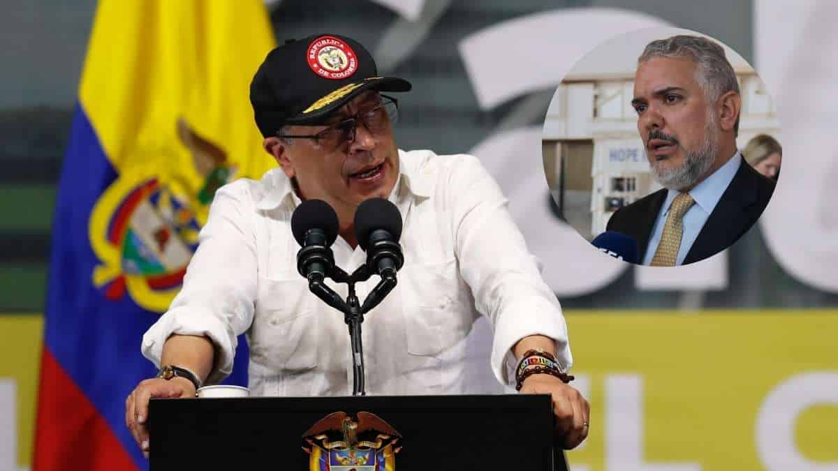 Gustavo Petro clasificó como "terrorista" a Iván Duque por el 'estallido social' de 2021