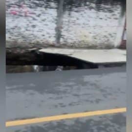 Reportan gran hundimiento en vía del norte de Cali ¿Qué generó esta emergencia?